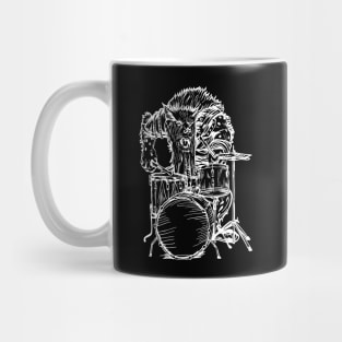 SEEMBO Beast Playing Drums Drummer Drumming Musician Band Mug